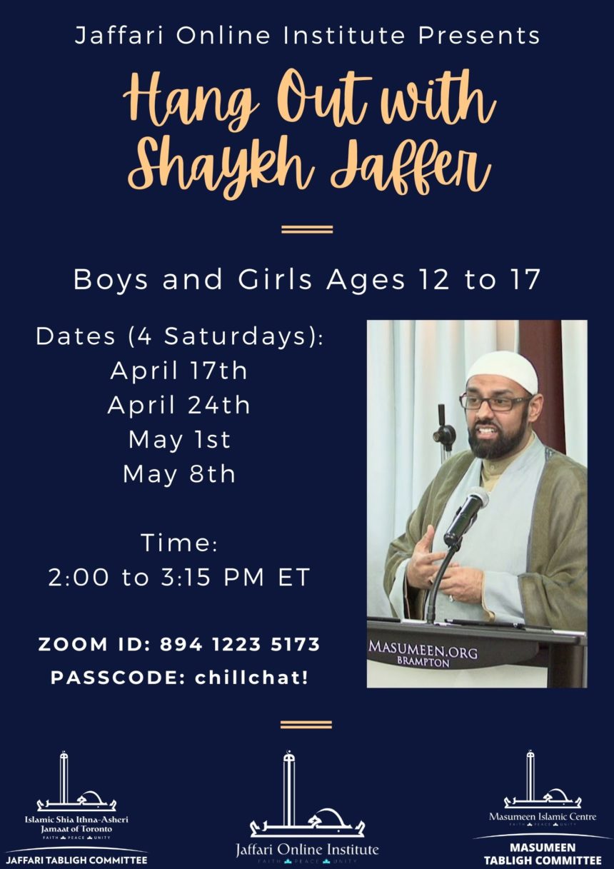 Hang out with Sheikh Jaffer